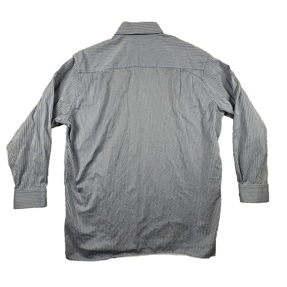 Ermenegildo Zegna Men's 2XL Blue/Green Striped LS Made in Italy SEE DESCRIPTION - Picture 2 of 16